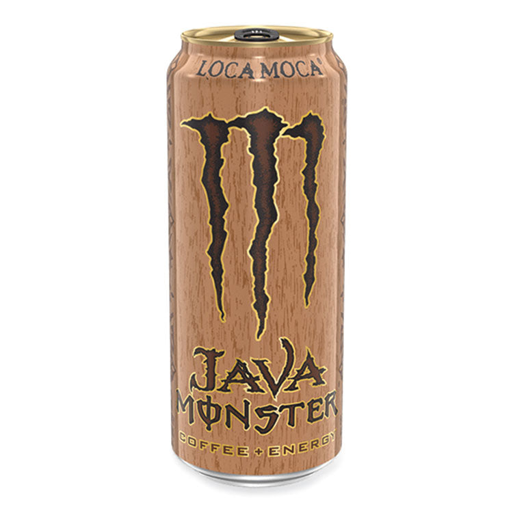 Monster® Java Monster Cold Brew Coffee, Loca Moca, 15 oz Can, 12/Pack (CCR070847812715) Pack of 12