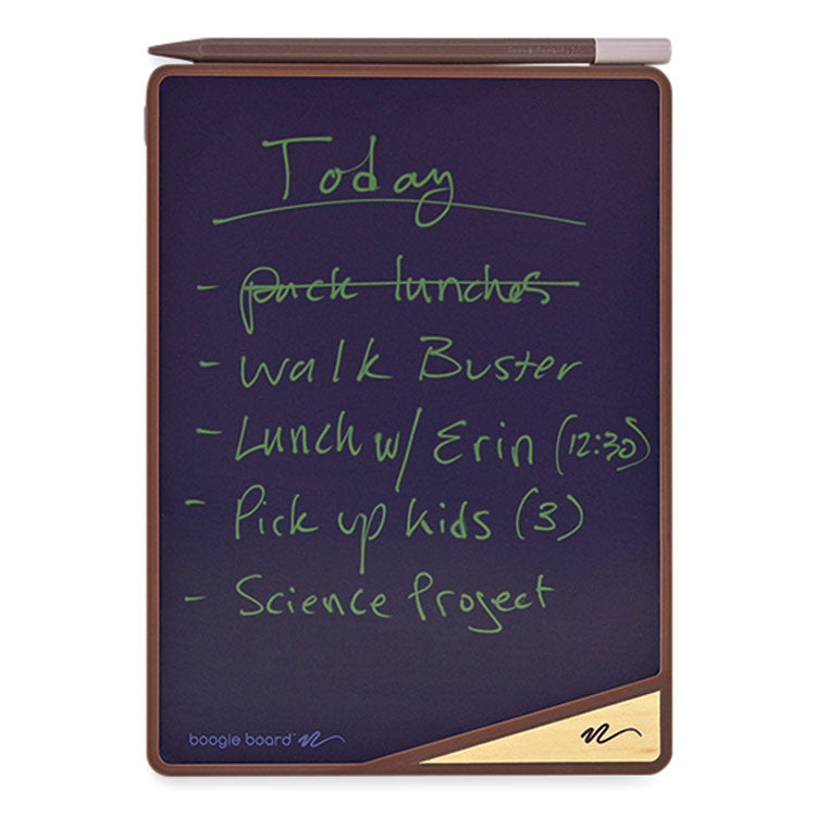 Boogie Board™ VersaBoard Reusable Writing Tablet, 8.5" LCD Touchscreen, 5.5" x 7.25", Hickory Red/Black (IMV0460001)