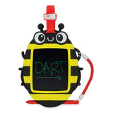 Boogie Board™ Sketch Pals Digital Doodle Pad, Dart the Bee, 4" LCD Touchscreen, 5" x 8.25", Black/Yellow/White (IMVJFSP6D001)