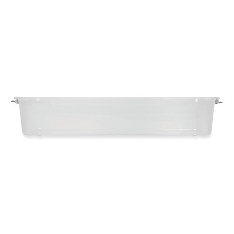 IRIS 50 Qt. Latch Lid Underbed Storage Box, 17.75" x 32.5" x 6.5", Clear (IRS100118) Each