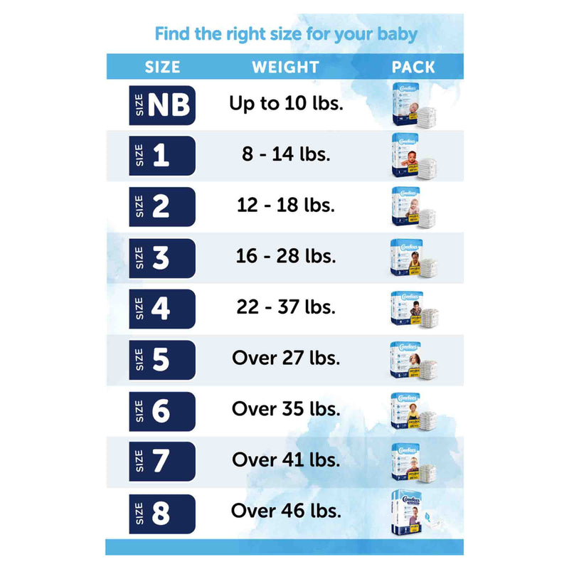 Comfees® Youngsters Unisex Youth Incontinence Brief Size 8 Disposable Heavy Absorbency (1254293_BG) 20/BG