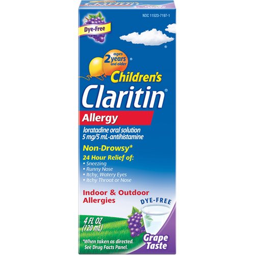 Children's Claritin® Children's Allergy Relief 5 mg / 5 mL Strength Syrup 4 oz. (718334_EA) 1/EA