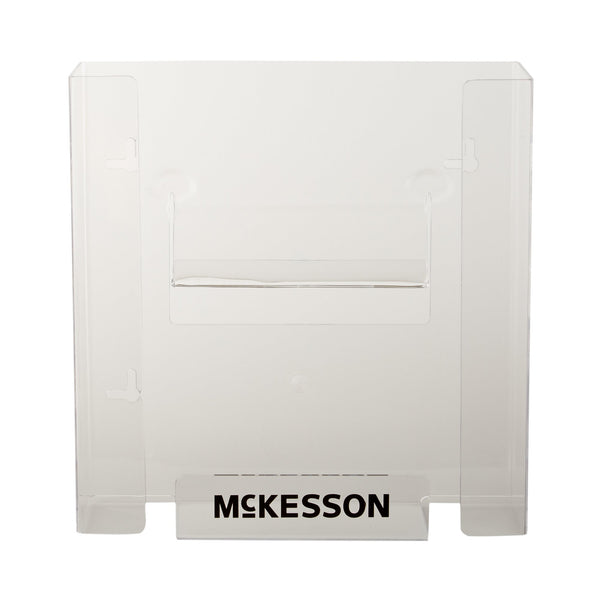 McKesson Glove Box Holder Horizontal or Vertical Mounted 2-Box Capacity Clear 4 X 10 X 10-3/4 Inch Plastic (464712_CS) 10/CS