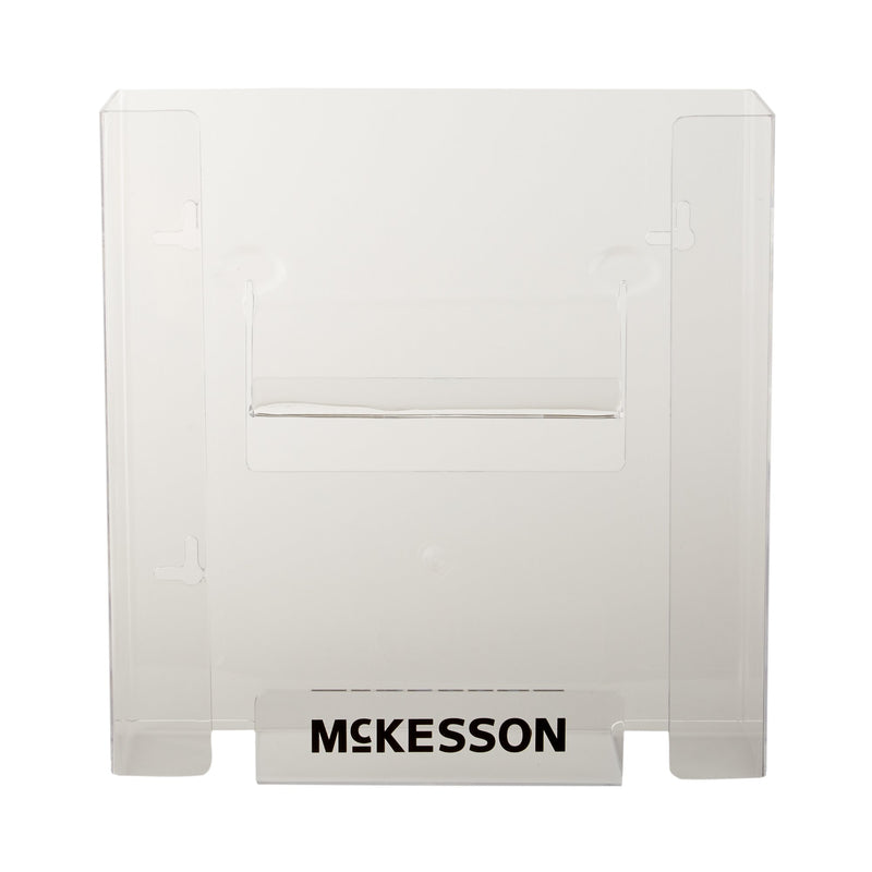 McKesson Glove Box Holder Horizontal or Vertical Mounted 2-Box Capacity Clear 4 X 10 X 10-3/4 Inch Plastic (464712_CS) 10/CS