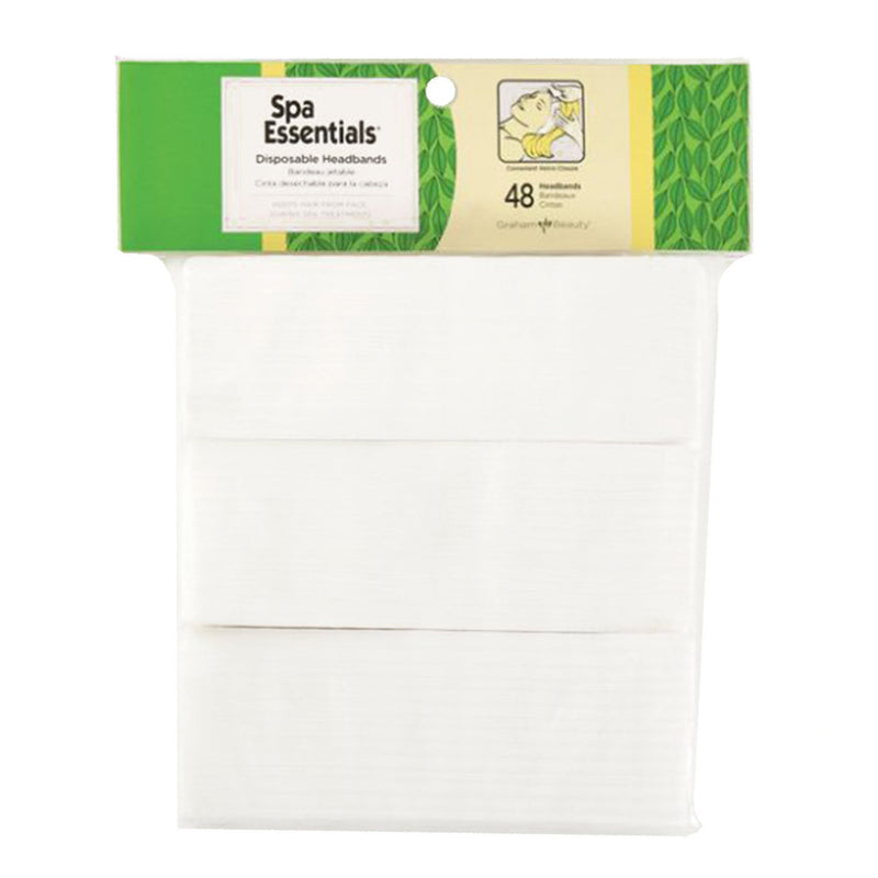 Spa Essentials® Headband White One Size Fits Most (547572_CS) 480/CS