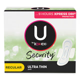 Kotex® U by Kotex Security Regular Ultrathin Pad with Wings, Unscented, 36/Pack (KCC53631) Pack of 36