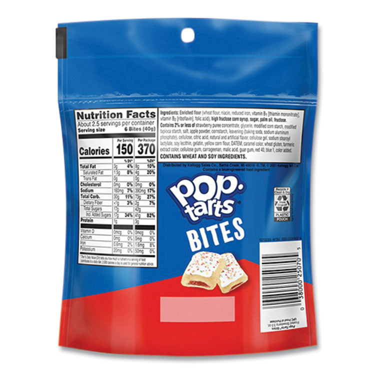 Kellogg's® Pop Tarts Bites, Frosted Strawberry, 3.5 oz Bag, 6/Carton (KEB25069) Case of 6