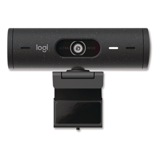 Logitech® Brio 500 HD 1080P Webcam, 1920 pixels x 1080 pixels, 4 Mpixels, Graphite (LOG960001493) Each