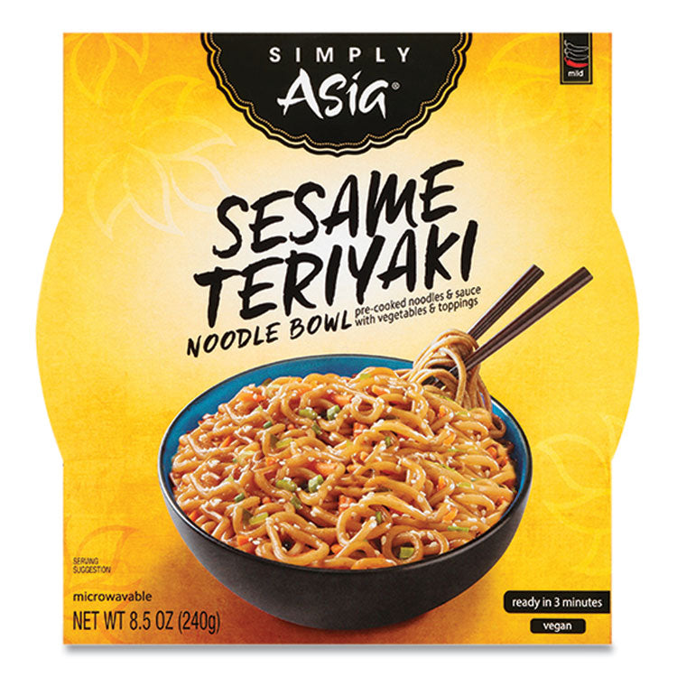 McCormick® Simply Asia Sesame Teriyaki Noodle Bowl, 8.5 oz, 6/Carton (MKCTHA00086) Case of 6