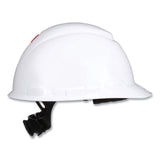 3M™ SecureFit Hard Hat with Uvicator, Four-Point Ratchet Suspension, White (MMMH701SFRUV) Each