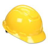 3M™ SecureFit Hard Hat with Uvicator, Four-Point Ratchet Suspension, Yellow (MMMH702SFRUV)