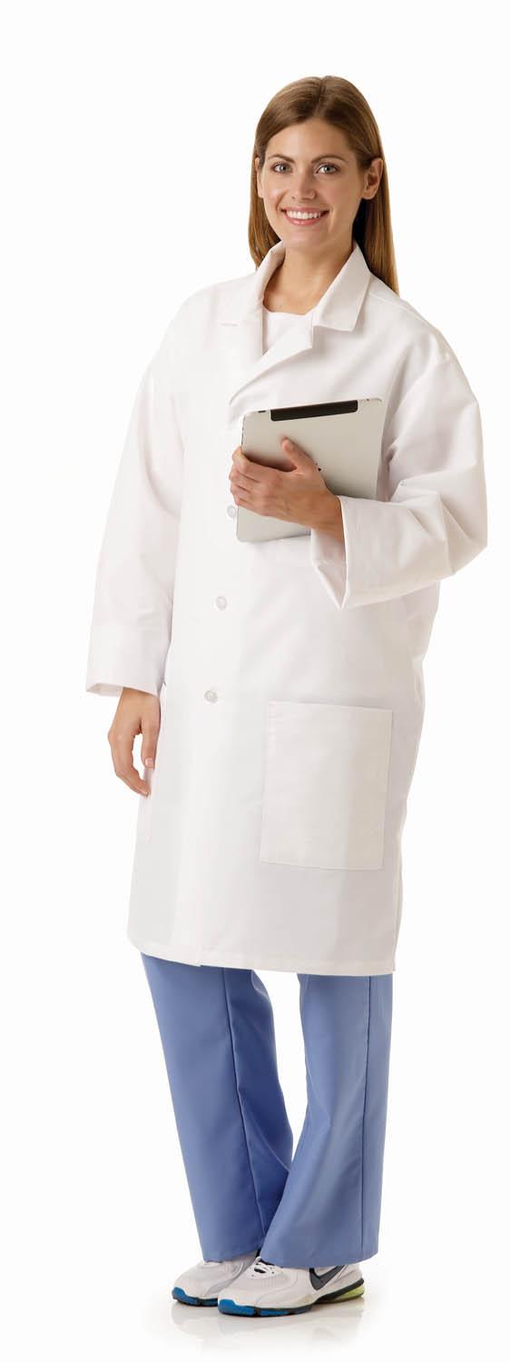 SilverTouch Unisex Staff Length-Lab Coats, 1/EA (87052STIPXXXL) Each