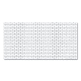 Pacon® Fadeless Paper Roll, 50 lb Bond Weight, 48 x 50 ft, White Subway Tile (PAC57505)