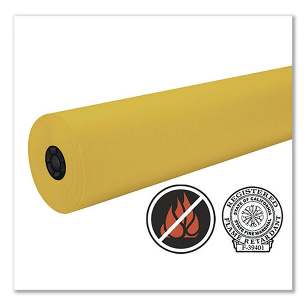 Pacon® Decorol Flame Retardant Art Rolls, 40 lb Cover Weight, 36 x 1,000 ft, Gold (PAC101211) Each