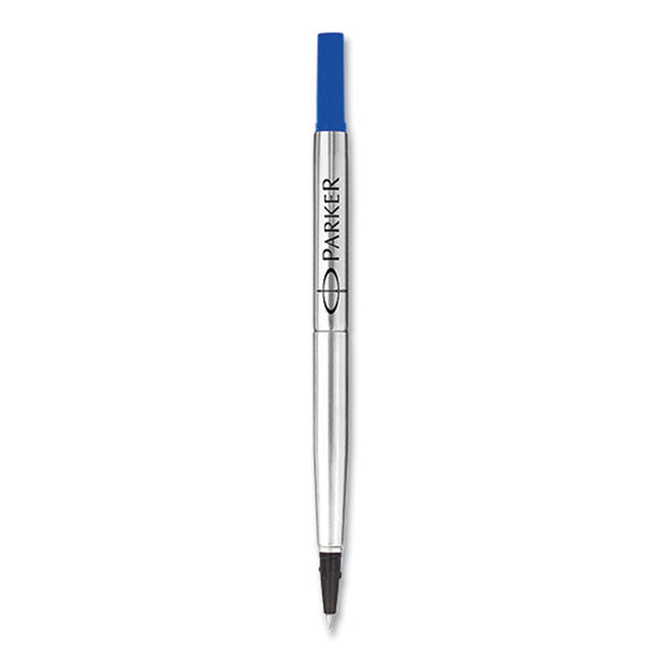 Parker® Quink Refill for Parker Rollerball Pen, Medium Tip, Blue Ink, 2/Pack (PAR1950327)