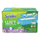 Swiffer® Sweeper TRAP + LOCK Wet Mop Cloth, 8 x 10, White, Lavender Scent, 38/Pack (PGC00743)