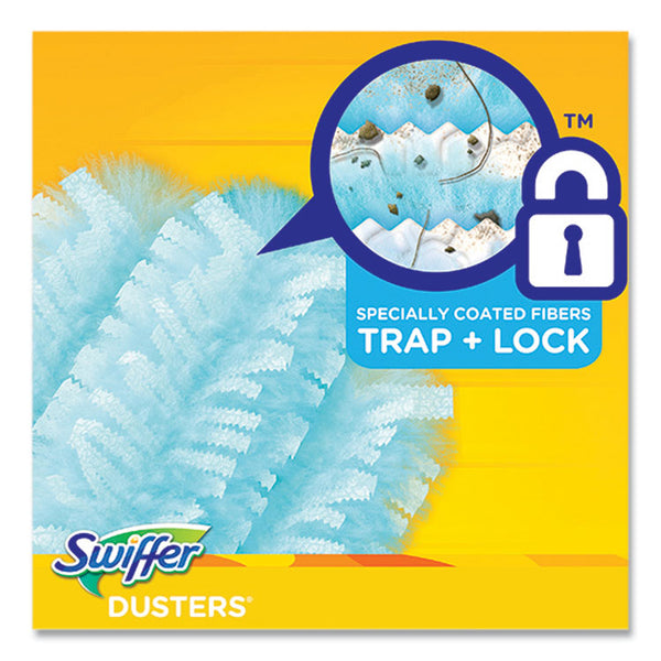 Swiffer® Dusters Refill, Dust Lock Fiber, Blue, Gain Original Scent, 10/Pack (PGC08306)