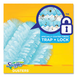 Swiffer® Dusters Starter Kit, Dust Lock Fiber, 6" Handle, Blue/Yellow, Gain Scent (PGC74330)