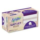 Swiffer® WetJet System Wood Mopping Pad, 5.4 x 11.3, White, 20/Pack (PGC76563)