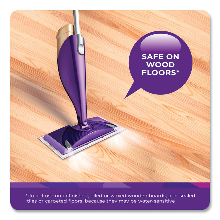 Swiffer® WetJet System Wood Mopping Pad, 5.4 x 11.3, White, 20/Pack (PGC76563)