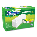 Swiffer® Dry Refill Cloths, 1-Ply, 10.63" x 8", Lavender and Vanilla, White, 52/Box (PGC99039)