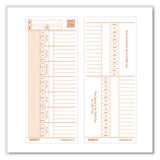 uPunch™ Time Card for PK1100 Time Clock, Two Sides, 3.38 x 8.25, 100/Pack (PPZC1100) Pack of 100