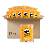 Pringles Grab & Go Cheddar Cheese Crisps, 1.4 oz Can, 12 Carton (PRG84556) Case of 12