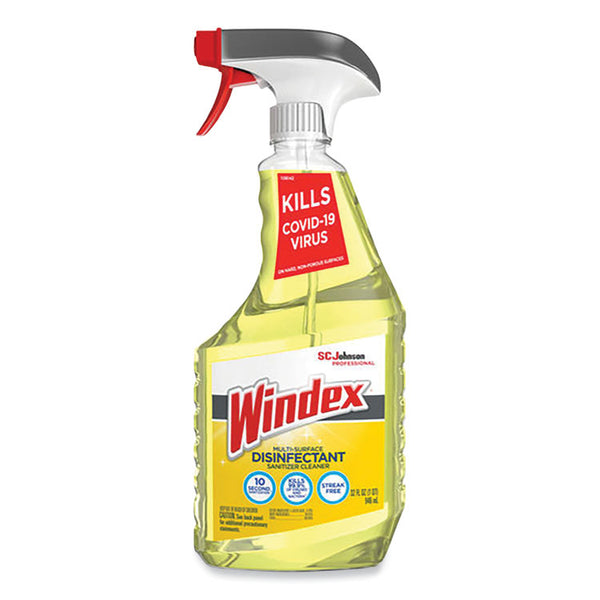 Windex® Multi-Surface Disinfectant Cleaner, Citrus Scent, 32 oz Spray Bottle (SJN682266EA)