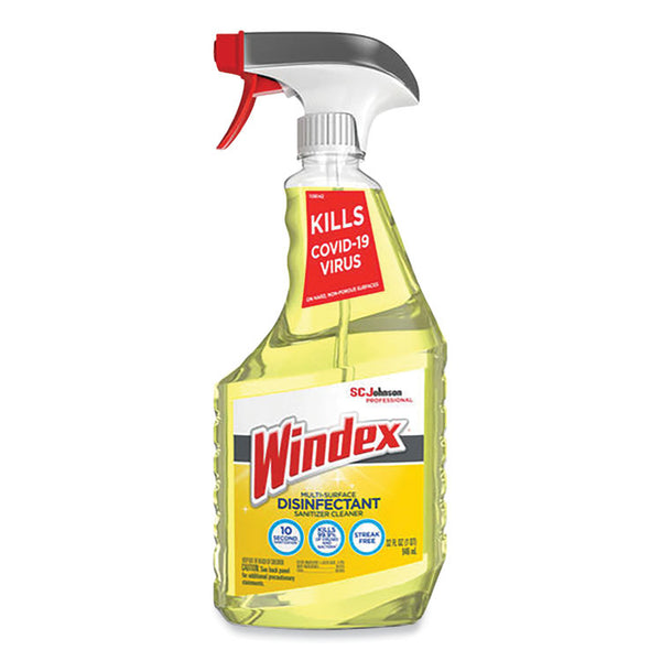 Windex® Multi-Surface Disinfectant Cleaner, Citrus Scent, 32 oz Spray Bottle (SJN682266EA) Each