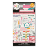 The Happy Planner® Essentials Tracker & Checklist Classic Stickers, Productivity Theme, 990/Pack (THLSVP130151) Each