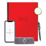 Rocketbook Core Smart Notebook, Dotted Rule, Red Cover, (16) 11 x 8.5 Sheets (RKBEVRLKCBG) Each