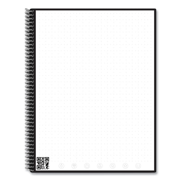 Rocketbook Core Smart Notebook, Dotted Rule, Red Cover, (16) 11 x 8.5 Sheets (RKBEVRLKCBG) Each