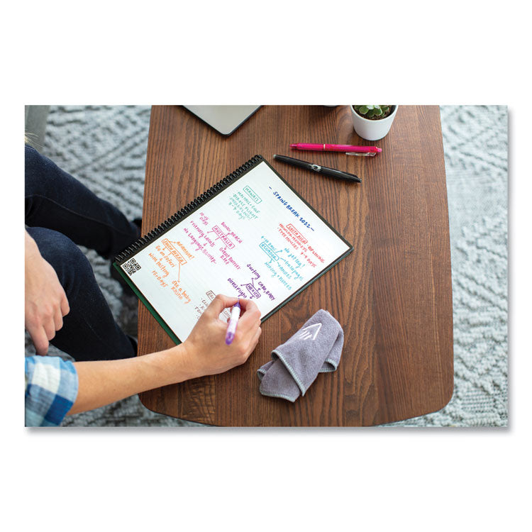 Rocketbook Core Smart Notebook, Dotted Rule, Red Cover, (16) 11 x 8.5 Sheets (RKBEVRLKCBG) Each