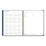 Ashlyn Weekly/Monthly Planner, Floral Artwork, 11 x 8.5, Navy/Multicolor Cover, 12-Month (Jan to Dec): 2025 (BLS143957)