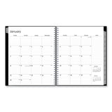 Enterprise Monthly Planner, 10 x 8, Black Cover, 12-Month (Jan to Dec): 2025 (BLS131794)