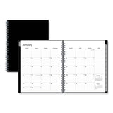 Enterprise Monthly Planner, 10 x 8, Black Cover, 12-Month (Jan to Dec): 2025 (BLS131794)