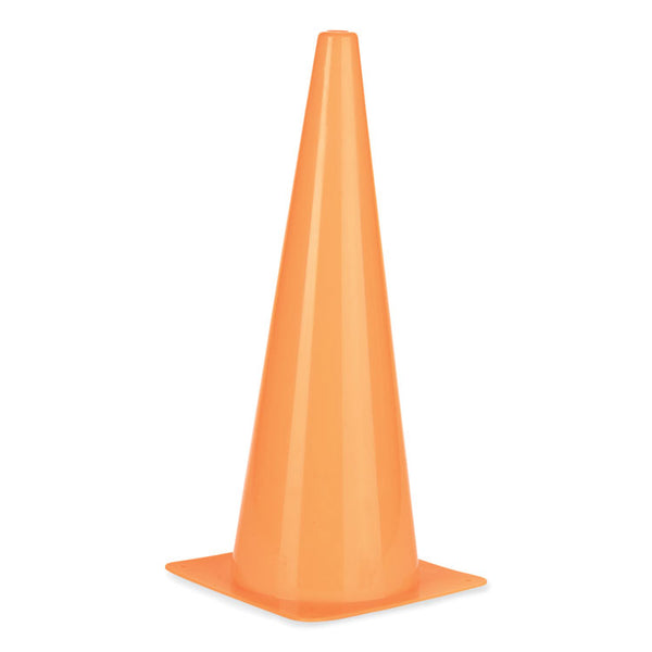 Champion Sports High Visibility Plastic Cones, 8" x 8" x 18" (CSITC18) Each