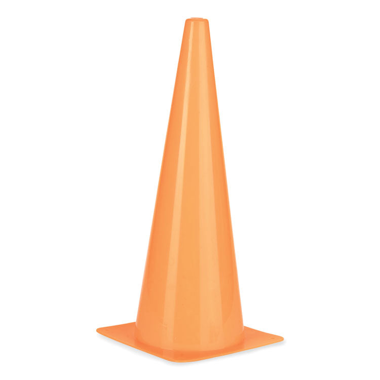 Champion Sports High Visibility Plastic Cones, 8" x 8" x 18" (CSITC18) Each