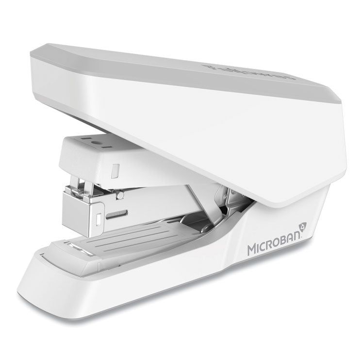 Fellowes® LX860 EasyPress Half Strip Stapler, 40 Sheet Capacity, Gray/White (FEL5014301)