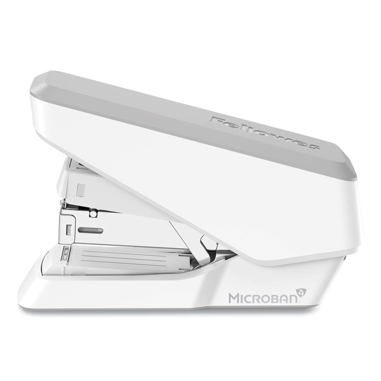 Fellowes® LX860 EasyPress Half Strip Stapler, 40 Sheet Capacity, Gray/White (FEL5014301)