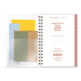 AT-A-GLANCE® Cher Weekly/Monthly Planner, Plaid Artwork, 8.5 x 6.38, Pink/Blue/Orange Cover, 12-Month (Jan to Dec): 2024 (AAG1676200)