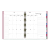 AT-A-GLANCE® Harmony Weekly/Monthly Poly Planner, 11 x 9.38, Pink Cover, 13-Month (Jan to Jan): 2024 to 2025 (AAG109990527)