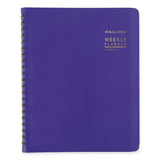 AT-A-GLANCE® Contemporary Weekly/Monthly Planner, 11.38 x 9, Purple Cover, 12-Month (Jan to Dec): 2025 (AAG70940X14)