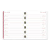 AT-A-GLANCE® Thicket Weekly/Monthly Planner, Floral Artwork, 11 x 9.25, Gray/Rose/Peach Cover, 12-Month (Jan to Dec): 2024 (AAG1681905)