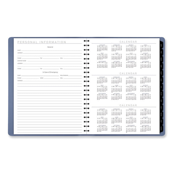 AT-A-GLANCE® Contemporary Weekly/Monthly Planner, 11.38 x 9, Slate Blue Cover, 12-Month (Jan to Dec): 2024 (AAG70940X20)