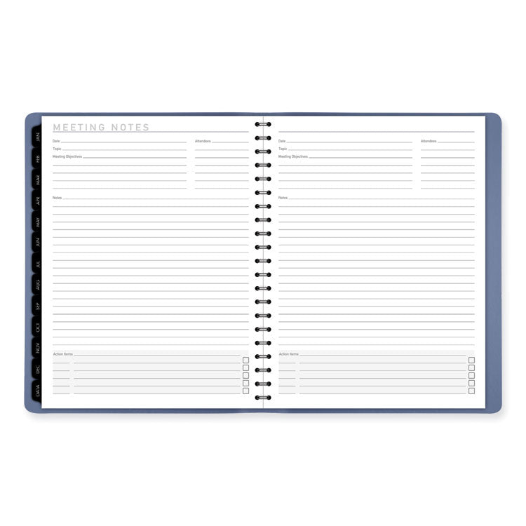 AT-A-GLANCE® Contemporary Weekly/Monthly Planner, 11.38 x 9, Slate Blue Cover, 12-Month (Jan to Dec): 2025 (AAG70940X20)