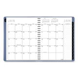 AT-A-GLANCE® Contemporary Weekly/Monthly Planner, 11.38 x 9, Slate Blue Cover, 12-Month (Jan to Dec): 2025 (AAG70940X20)