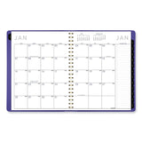 AT-A-GLANCE® Contemporary Weekly/Monthly Planner, 11.38 x 9, Purple Cover, 12-Month (Jan to Dec): 2025 (AAG70940X14)