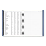 AT-A-GLANCE® Contemporary Weekly/Monthly Planner, 11.38 x 9, Slate Blue Cover, 12-Month (Jan to Dec): 2025 (AAG70940X20)