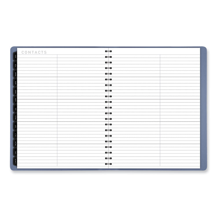 AT-A-GLANCE® Contemporary Weekly/Monthly Planner, 11.38 x 9, Slate Blue Cover, 12-Month (Jan to Dec): 2025 (AAG70940X20)